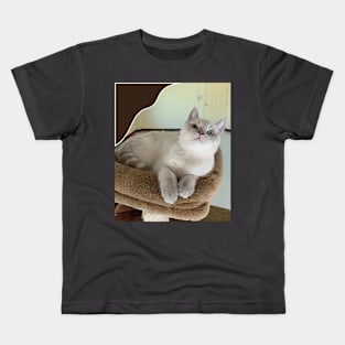 The angry cute cats Kids T-Shirt